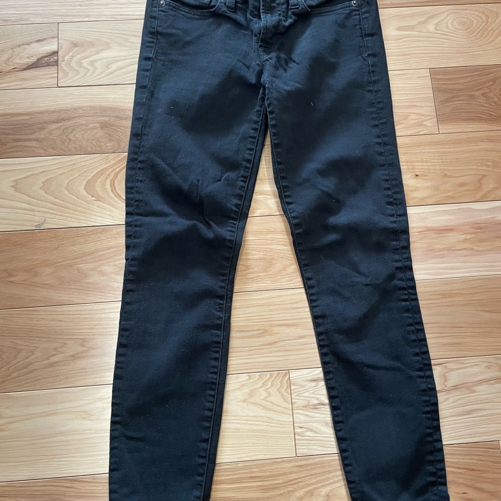 J. Crew Classic Black Skinny Pants
